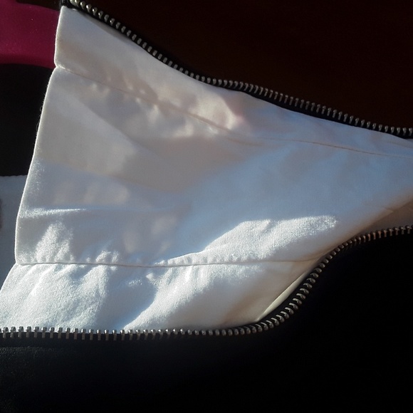 Kenar Sweatshirt Blouse Zip Cowl Mock Neck - Picture 4 of 4